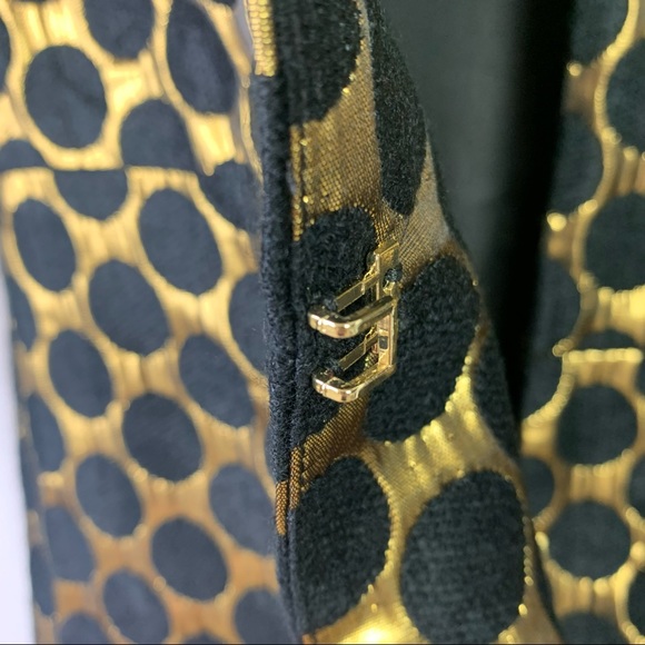 Black Label by Chico's Long Polka Dot Jacket 00 (XXS) - Picture 4 of 5